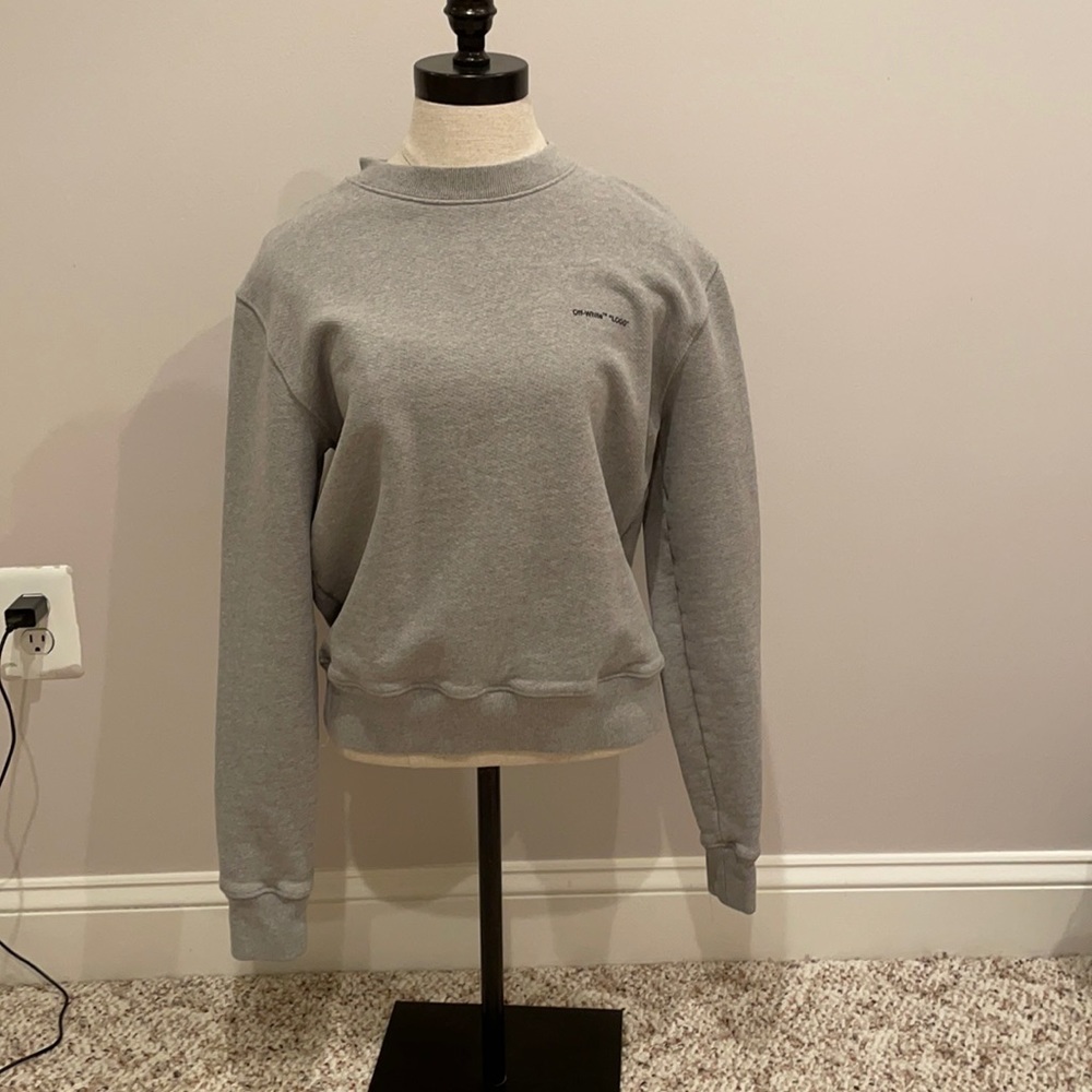 Off White Grey Sweatshirt